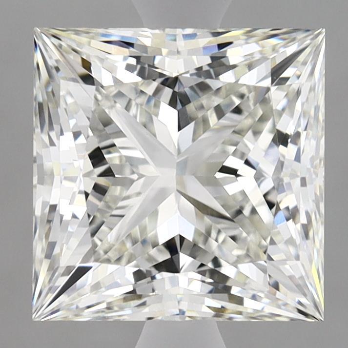 3.07ct Princess G VVS2 Lab Created Diamond