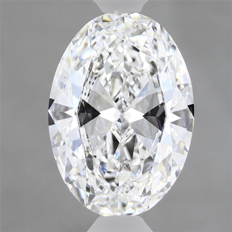 1.41ct Oval D VVS2 Lab Created Diamond