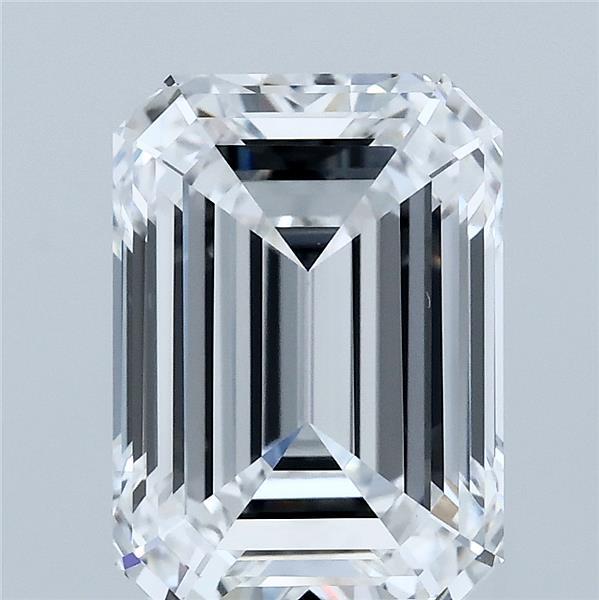 4.27ct Emerald D VVS2 Lab Created Diamond