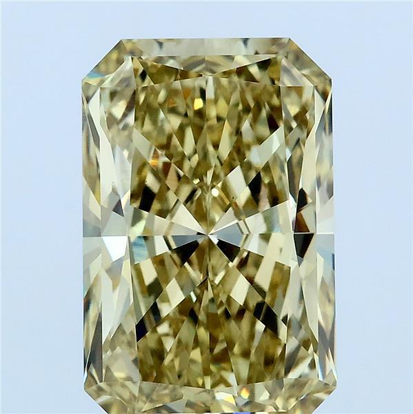 5.02ct Radiant FANCY INTENSE YELLOW VVS2 Lab Created Diamond