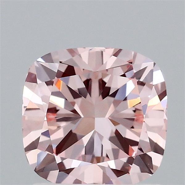 1.39ct Cushion FANCY INTENSE PINK VVS2 Lab Created Diamond