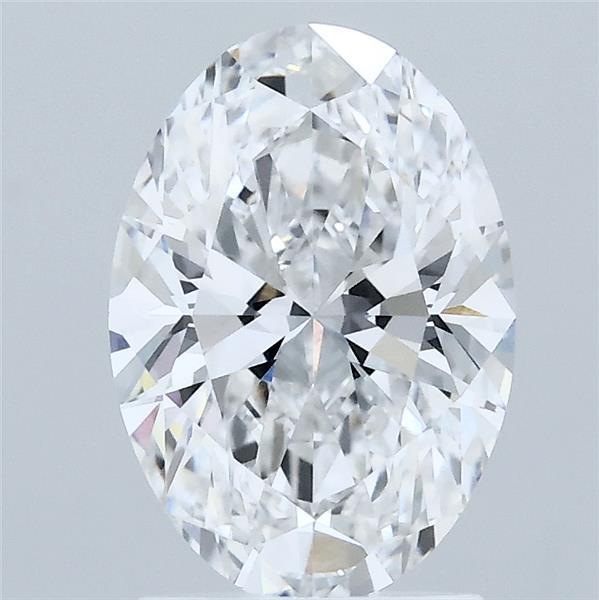 1.88ct Oval D VVS2 Lab Created Diamond