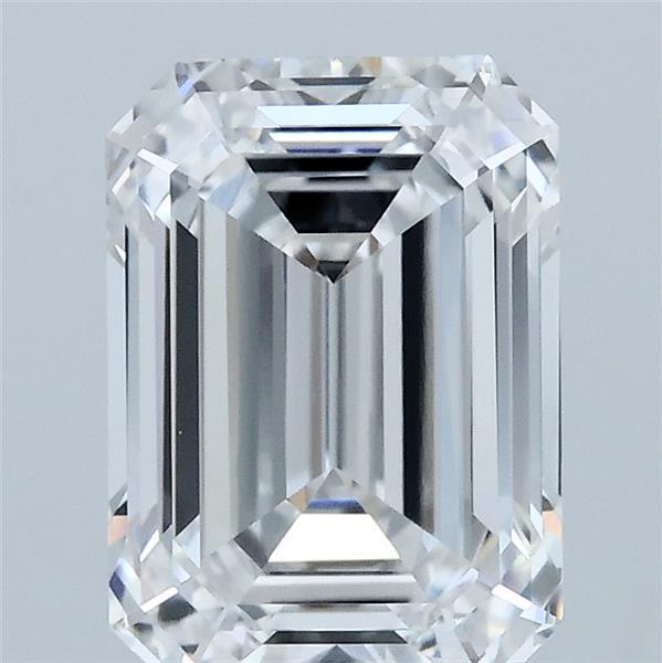 2.77ct Emerald E VVS1 Lab Created Diamond