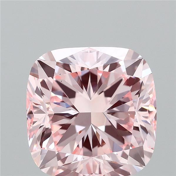 2.33ct Cushion FANCY INTENSE PINK VS1 Lab Created Diamond
