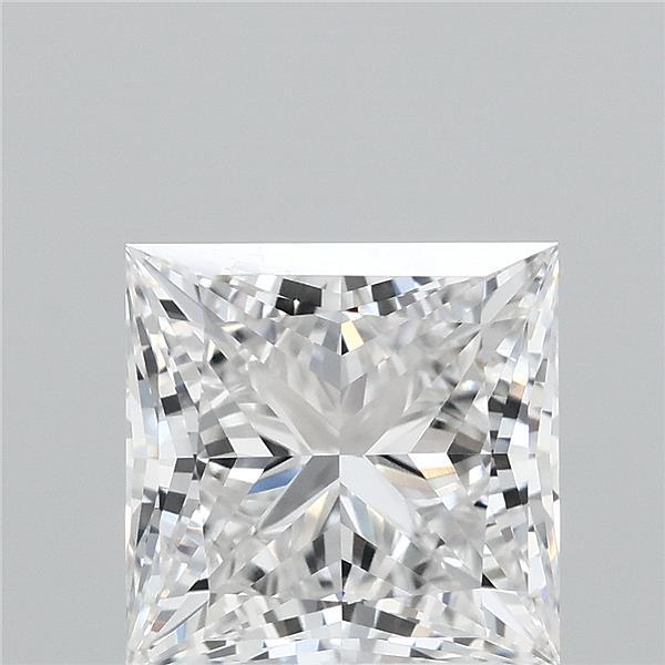 3.14ct Princess E VS1 Lab Created Diamond