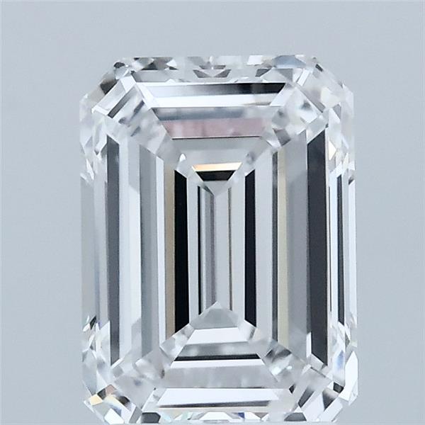 2.01ct Emerald D VVS2 Lab Created Diamond