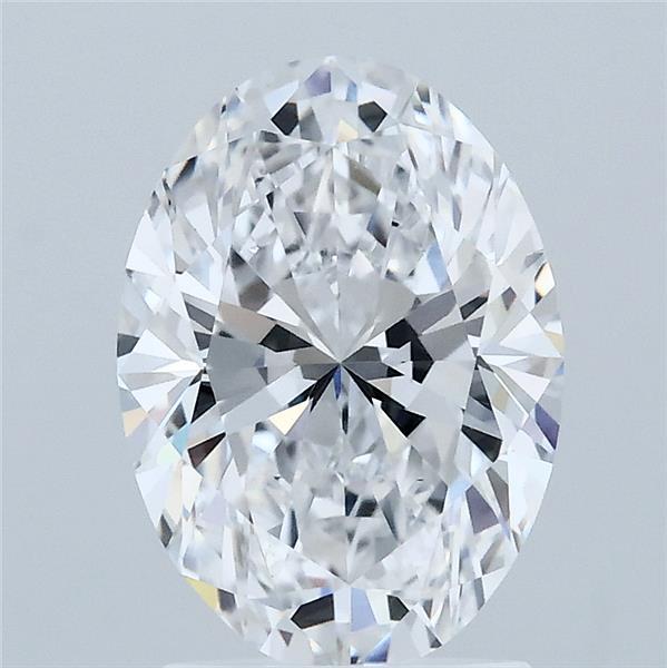 2.06ct Oval D VVS2 Lab Created Diamond