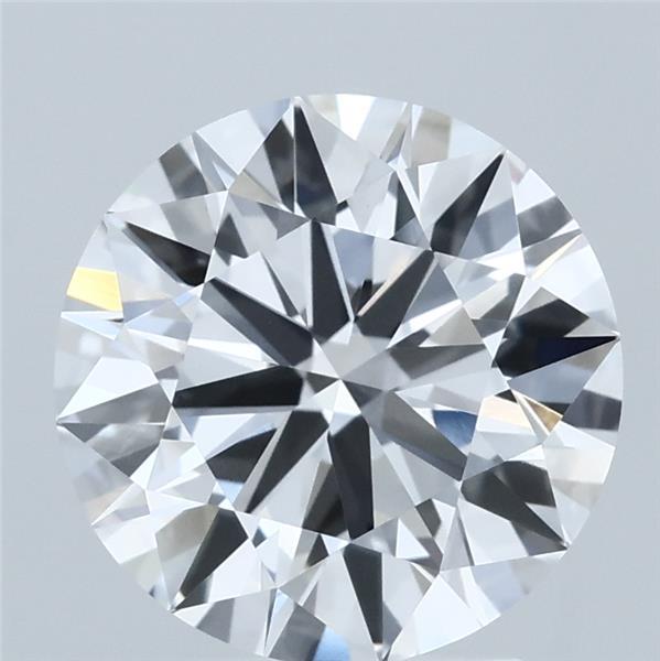 2.86ct Round D VVS2 Lab Created Diamond