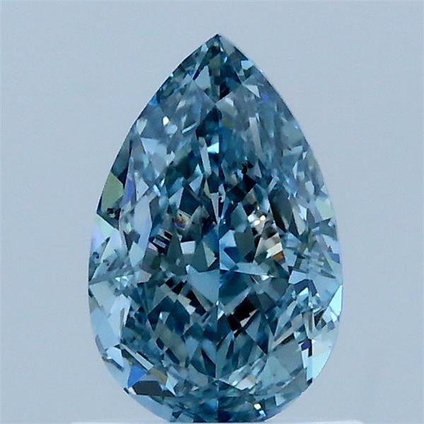 1.05ct Pear FANCY INTENSE BLUE VS2 Lab Created Diamond