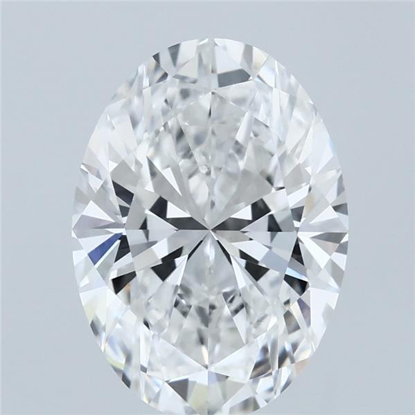 3.01ct Oval E VVS2 Lab Created Diamond