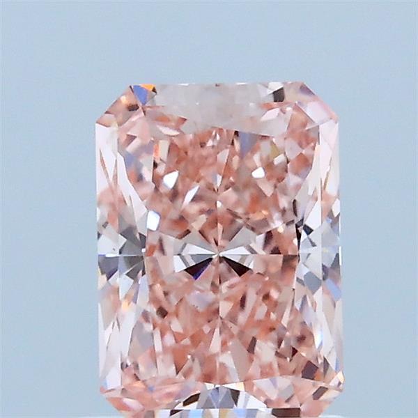 1.04ct Radiant FANCY VIVID PINK VS1 Lab Created Diamond