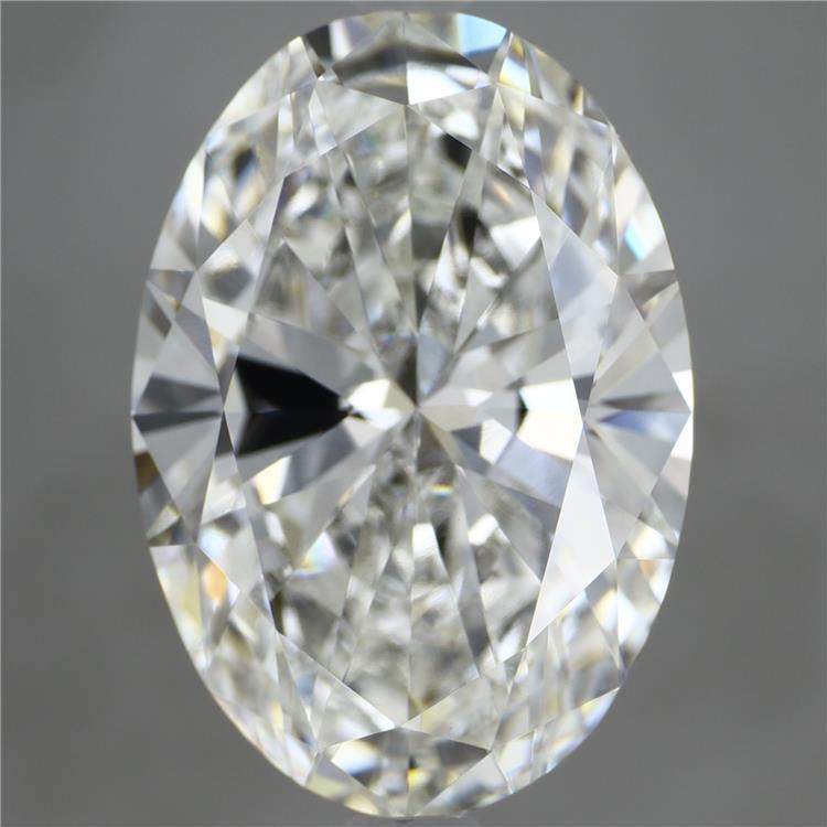 7.01ct Oval F VVS2 Lab Created Diamond
