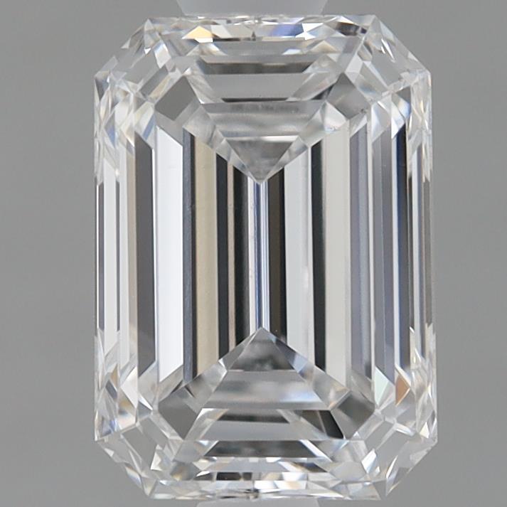0.98ct Emerald D VS1 Lab Created Diamond