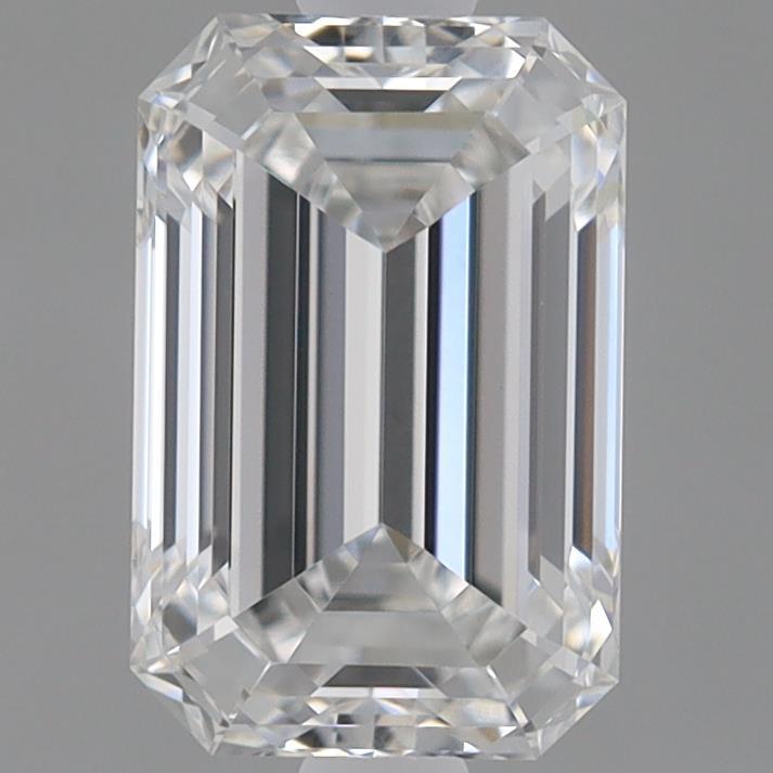 0.9ct Emerald F VVS1 Lab Created Diamond