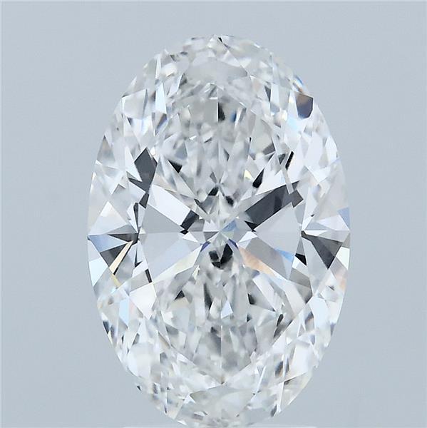 3.01ct Oval E VVS2 Lab Created Diamond