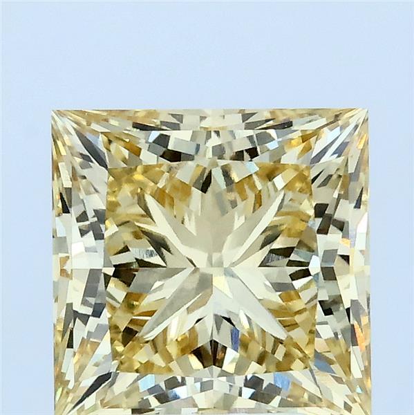 3.1ct Princess FANCY YELLOW VVS1 Lab Created Diamond