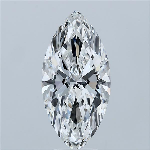 5.79ct Marquise F VVS2 Lab Created Diamond