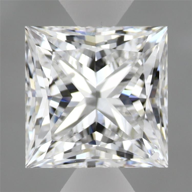 2.01ct Princess D VVS2 Lab Created Diamond