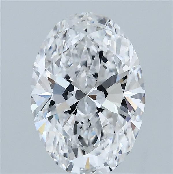 1.58ct Oval D VVS2 Lab Created Diamond