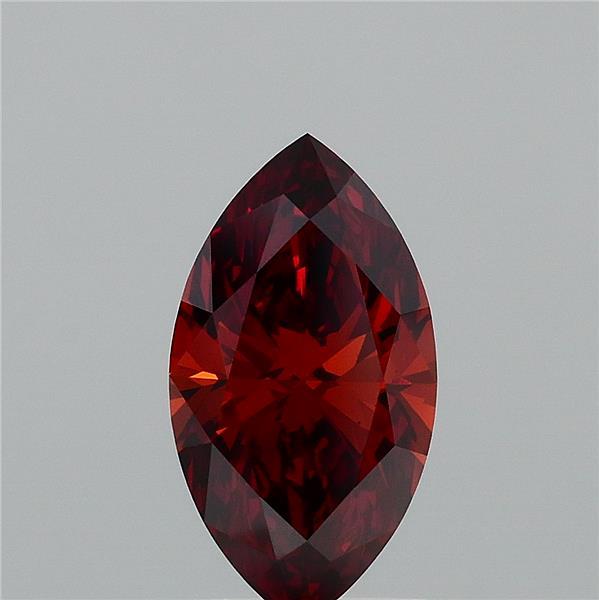1.51ct Marquise FANCY VIVID ORANGE VS1 Lab Created Diamond