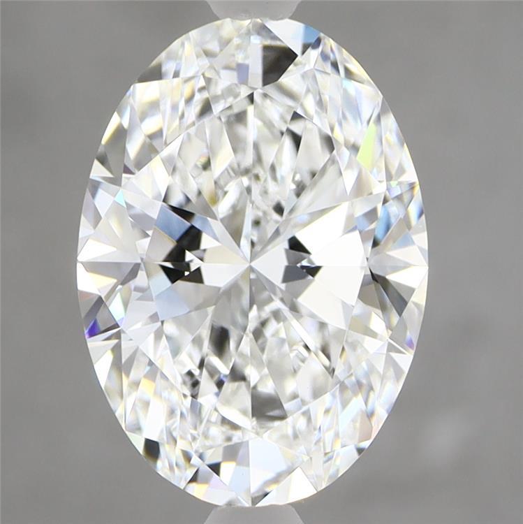 2.97ct Oval E VVS2 Lab Created Diamond