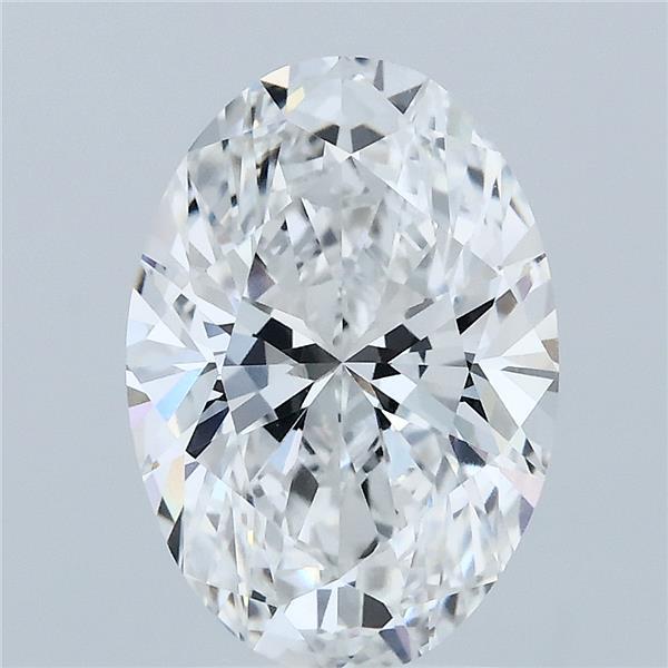 3.08ct Oval E VVS2 Lab Created Diamond