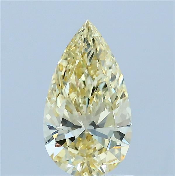 0.74ct Pear FANCY INTENSE YELLOW VS1 Lab Created Diamond