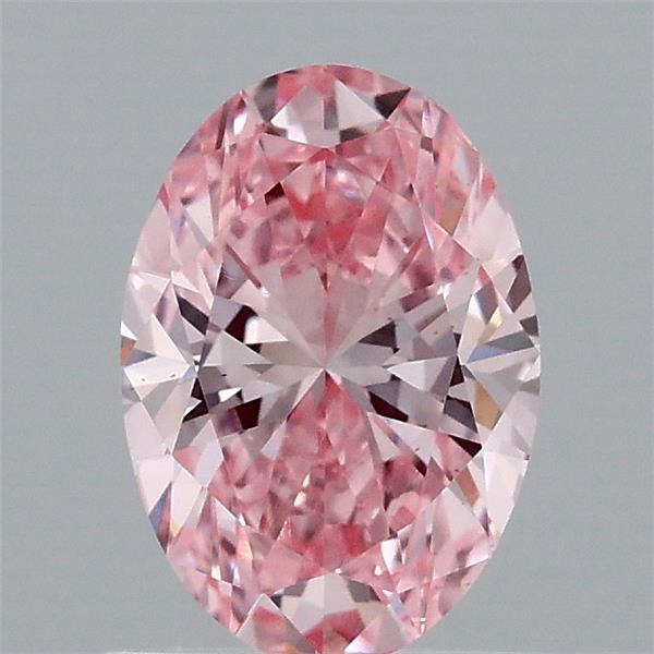 0.94ct Oval FANCY VIVID PINK VS1 Lab Created Diamond