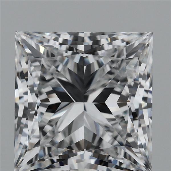 4.04ct Princess D VVS2 Lab Created Diamond