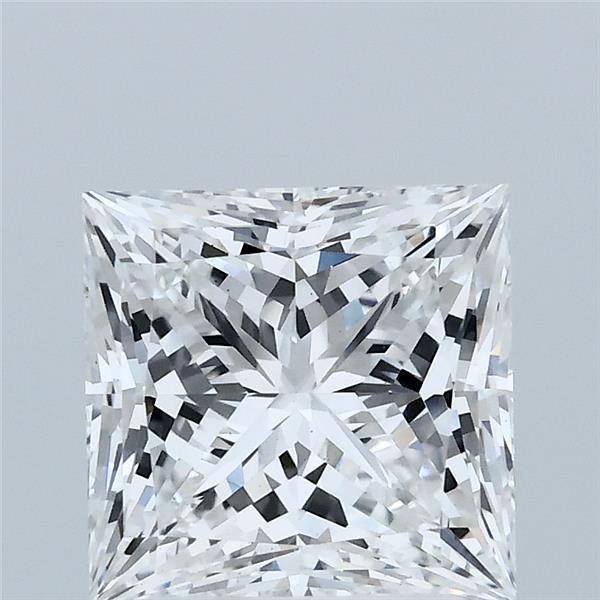 2.52ct Princess E VS1 Lab Created Diamond