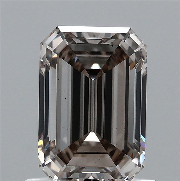 0.97ct Emerald FANCY VIVID BLUE VS1 Lab Created Diamond
