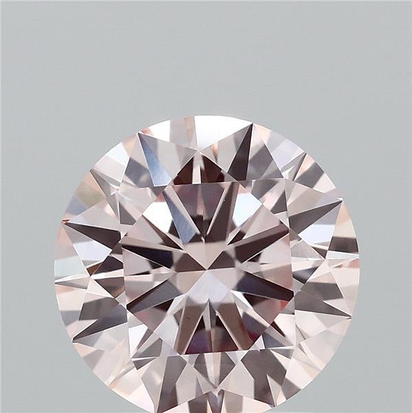 1.67ct Round FANCY PINK VS1 Lab Created Diamond