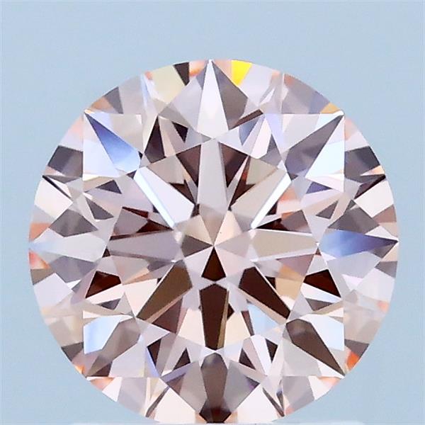 1.51ct Round FANCY INTENSE PINK VVS2 Lab Created Diamond