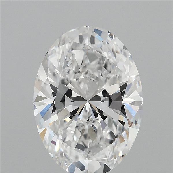 3.51ct Oval D VVS2 Lab Created Diamond