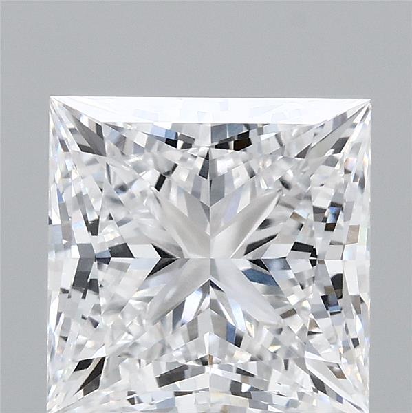 3.2ct Princess D VVS2 Lab Created Diamond