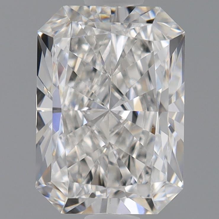 0.97ct Radiant F VVS2 Lab Created Diamond