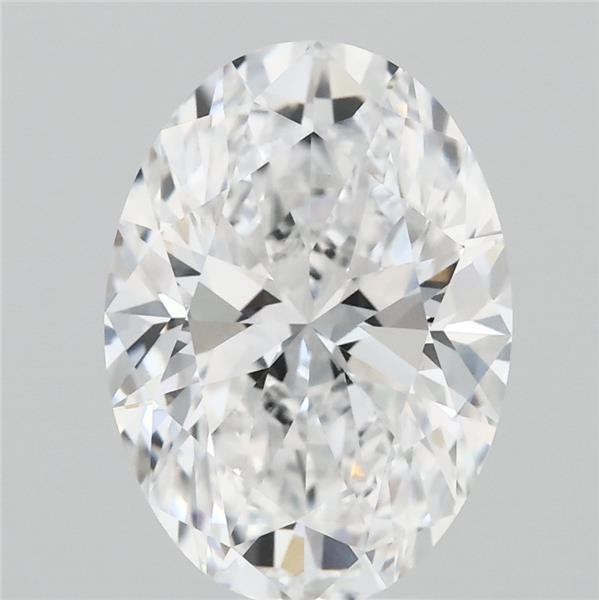 3.02ct Oval D VVS1 Lab Created Diamond