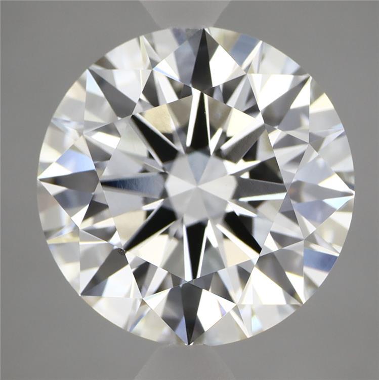 5.05ct Round F VVS2 Lab Created Diamond