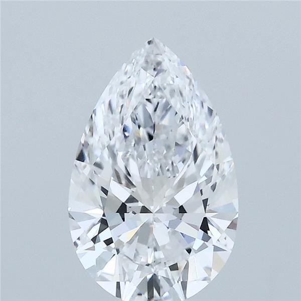 1.6ct Pear D VVS2 Lab Created Diamond