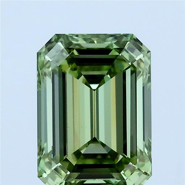 2.02ct Emerald FANCY VIVID GREEN VS1 Lab Created Diamond
