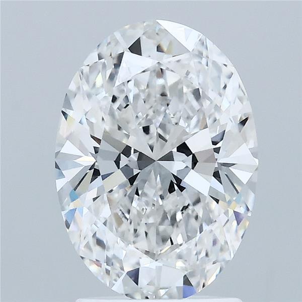 2.09ct Oval E VVS2 Lab Created Diamond