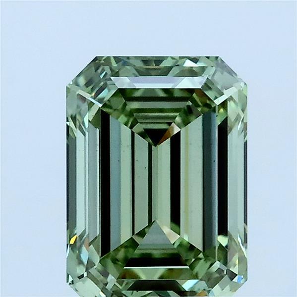 1.83ct Emerald FANCY VIVID GREEN VS1 Lab Created Diamond