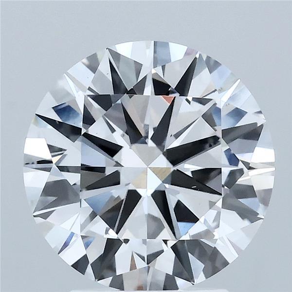 3ct Round E VS1 Lab Created Diamond