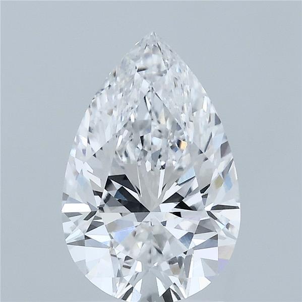 2ct Pear D VVS2 Lab Created Diamond