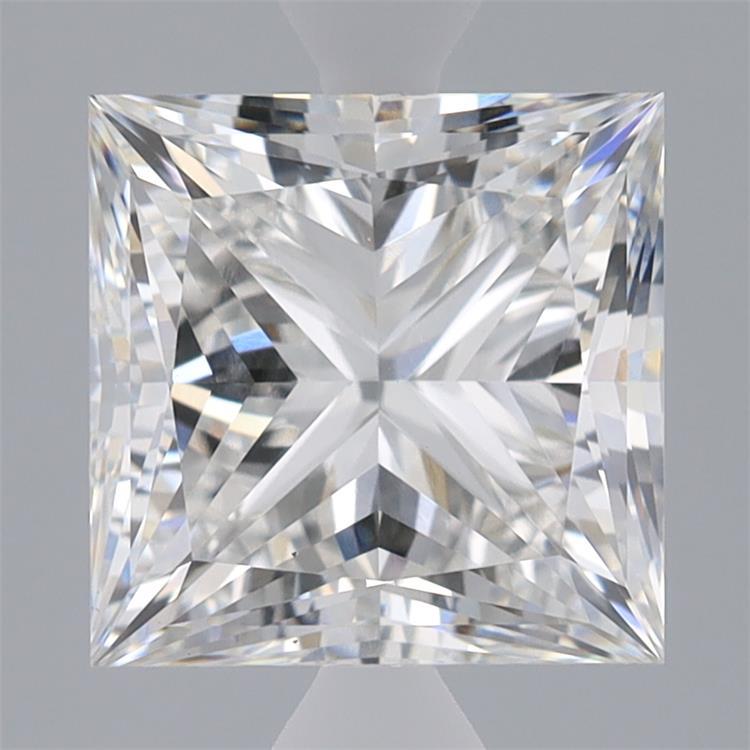 3.74ct Princess F VS1 Lab Created Diamond