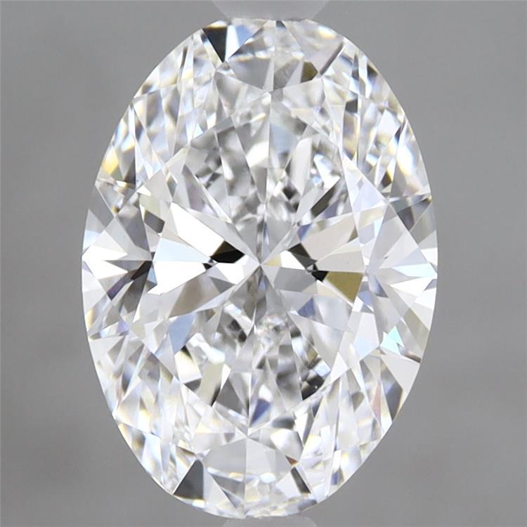 2.18ct Oval D VVS2 Lab Created Diamond
