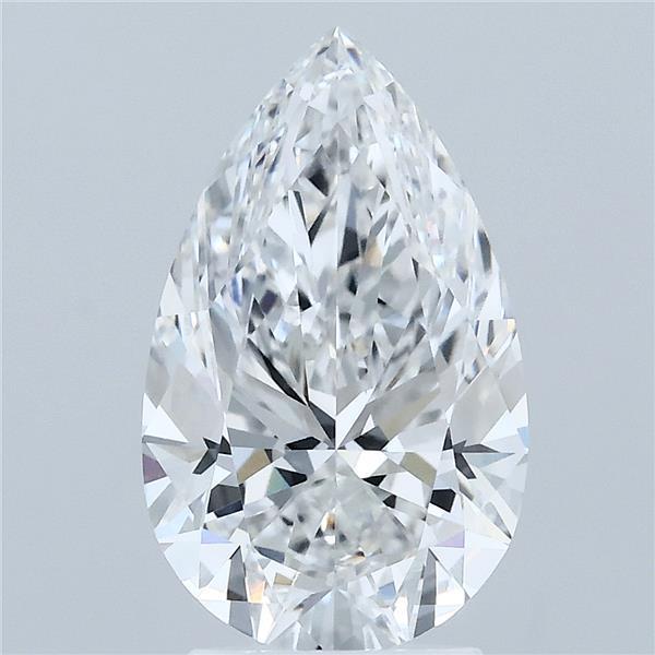 3ct Pear E VVS2 Lab Created Diamond