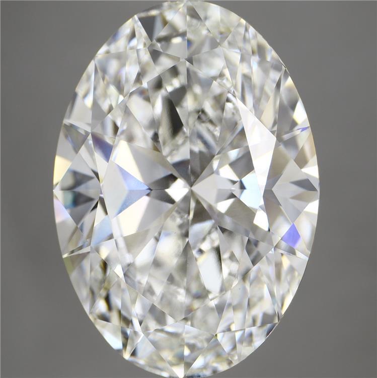 9.56ct Oval F VVS2 Lab Created Diamond