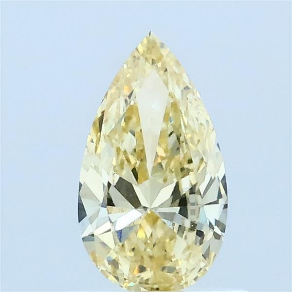 0.51ct Pear FANCY INTENSE YELLOW VS1 Lab Created Diamond
