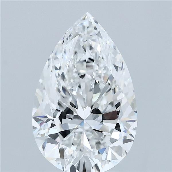 2.01ct Pear E VVS2 Lab Created Diamond